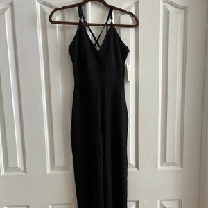 SIZE SMALL LIGHTWEIGHT BLACK JUMPSUIT NEW WITH TAGS